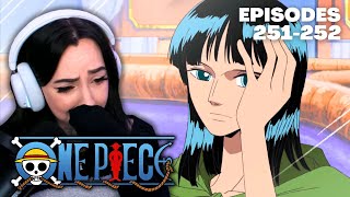 ROBINS TRUTH 😭  One Piece Episode 251 amp 252 Reaction [upl. by Rochester]