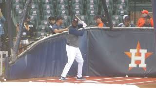 Yordan Alvarezbatting practiceAstros vs Angels41822 [upl. by Nessej]