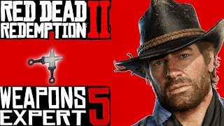 RDR2  Weapons Expert 5  Get Five Mounted Kills With Throwing Knives [upl. by Jereld200]