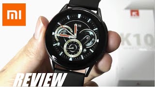 REVIEW Xiaomi Kieslect K10 Smartwatch  Budget Round Display Smart Watch 35 [upl. by Alban876]