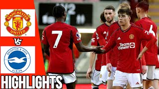 Manchester United vs Brighton  All Goals amp Highlights  U21 Premier League 2  080424 [upl. by Flyn]