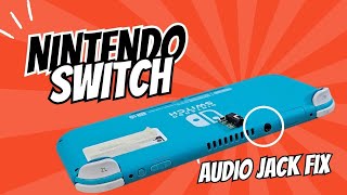 NINTENDO SWITCH LITE  HEADPHONE JACK REPLACEMENT AND FIX [upl. by Aimekahs515]