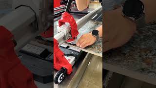 Ultrathick ceramic tile cutting No chipping at all tileworking toolsviralvideo youtubeshorts [upl. by Ettennahs997]