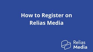 How to Register an Account on Relias Media [upl. by Muffin872]