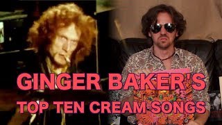 Ginger Bakers Top 10 Cream Songs [upl. by Airelav254]