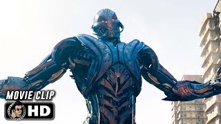 Avengers vs Ultron  Battle of Sokovia  Avengers Age of Ultron 2015 Movie CLIP HD [upl. by Coad592]