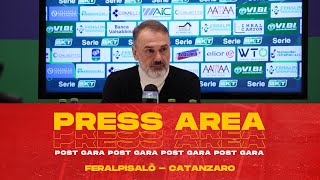 PRESS AREA  VIVARINI NEL DOPO GARA DI FERALPISALÒ  CATANZARO 🎙️ [upl. by Naivaf]