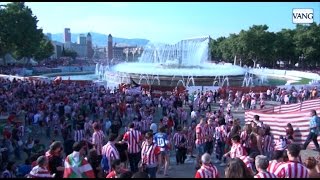 Final Copa del Rey 2015 Fanzone del Athletic Club en Barcelona [upl. by Intisar]