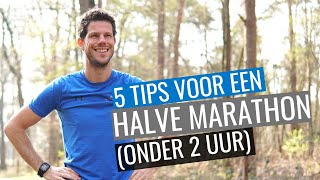 5 tips voor een halve marathon onder 2 uur [upl. by Klinges]