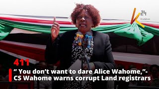 Lands CS Alice Wahome Targets Corrupt Officials Expands Land Registry Services in Nkubu [upl. by Brandyn]