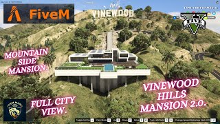 FiveM mlos  Exploring Vinewood Hills Mansion 20 MLO Mansion amp Beautiful Interior fiveM Mania [upl. by Bidget925]