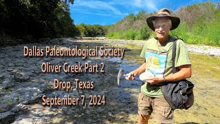 Dallas Paleontological Society  Oliver Creek Part 2  972024 [upl. by Rramed]