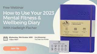 How to Use Your 2023 Mental Fitness Diary with Resilience Agendas Hadleigh Fischer [upl. by Dominick]