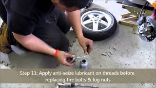 Scooter Video Tips  Episode 2  Changing Tires on your Vespa Scooter [upl. by Nahtanoj]