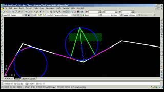 How to draw ClothoidCircularClothoid Transition Curves Wholly Transitional Curves in AutoCAD [upl. by Orteip]