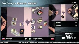 Pro Tour Fate Reforged Round 8 Modern Frank Karsten vs Osman Ozguney [upl. by Greenman213]