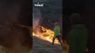 Discover Death Tourism Icelands Volcanoes 😨 shorts volcano iceland [upl. by Noslrac]