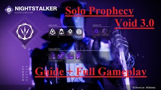 Solo ProphecyVoid30Guide and Full Gameplay [upl. by Antipus]