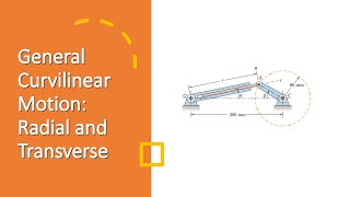 Week 41 General Curvilinear Motion Radial and Transverse Axes [upl. by Humbert]