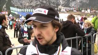 Simon Ammann im Interview  Planica 18032012 [upl. by Oirasor302]