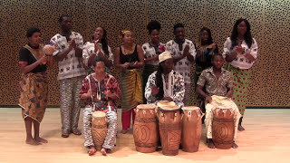 West African Rhythms Video  Brown Ghanaian Drumming Ensemble [upl. by Hepsiba906]