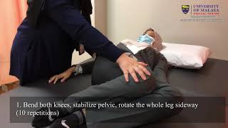 Geriatric Physiotherapy Passive Movement [upl. by Anaihr]