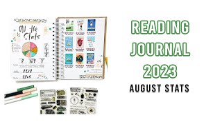 Reading Journal 2023  August Stats [upl. by Chenee]