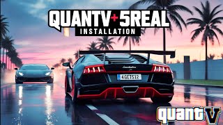 How to Install QuantV  5Real Graphics Mods in GTA 5  StepbyStep Installation Tutorialquot Hindi [upl. by Sateia51]