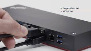 ThinkPad Thunderbolt 3 Dock Gen 2 Product Tour [upl. by Michell]