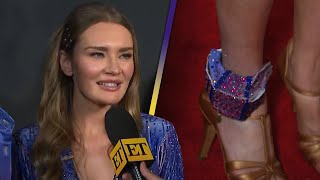 DWTS Anna Delvey on Styling Her Ankle Monitor to Match Her Costumes Exclusive [upl. by Ainessey]