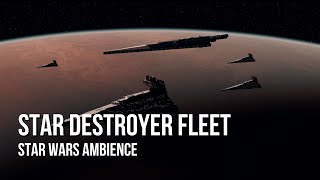 Star Destroyer Fleet  Star Wars Ambience  Radio Chatter Deep Space Ambience [upl. by Eldredge]