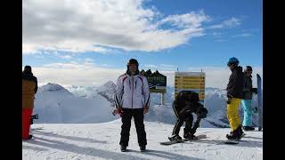 Österreich Tirol Schwaz Tux Ghiacciaio dellHintertux 22102016 sci discesa [upl. by Ariayek251]