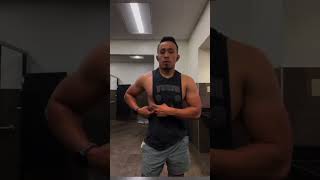 Body fat percentage still high cutting in progress gym motivation bodybuilding [upl. by Assilaj]