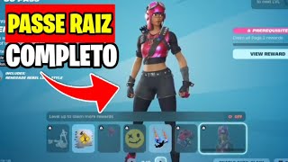 Passe de Batalha OG Raíz Completo no Fortnite [upl. by Ecerehs]