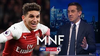 Gary Neville impressed by Lucas Torreiras HUGE impact on Arsenal  MNF [upl. by Siuol771]