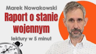 Raport o stanie wojennym  Streszczenie i opracowanie w 5 minut  Marek Nowakowski matura [upl. by Kopple]