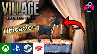 Resident Evil Village Ubicaciones Cabras Coleccionables LogroTrofeo CinicoHereje Guia Gameplay [upl. by Oswal]