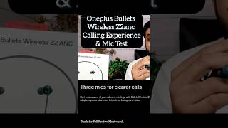 Oneplus Bullets wireless z2 anc call quality and mic test chhotiproblems oneplusneckband calltest [upl. by Noivart]