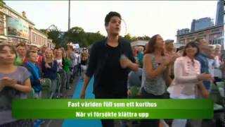 Oscar ZiaLilla fågel blå LIVELotta på Liseberg 2014 [upl. by Adali]