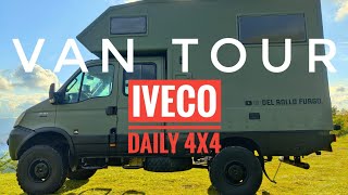 vantour iveco daily 4x4 trucktour camper vanlife [upl. by Yalahs]