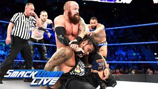 The Usos vs Rusev Day vs SAnitY  Triple Threat Tag Team Match SmackDown LIVE Sept 4 2018 [upl. by Leifeste]