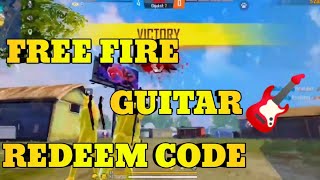 FF GUITAR REDEEM CODE  ffredeemcode guitarredeemcode [upl. by Gaye]