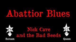 Nick Cave and the Bad Seeds  Abattoir Blues  Karaoke [upl. by Nyret]