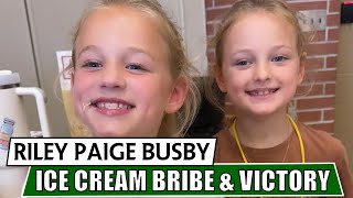 Riley Busby’s Special Day Takes a Sweet Twist with an Ice Cream Bribe  OutDaughtered [upl. by Ynoffit]