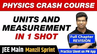 UNITS AND MEASUREMENTS in One Shot  Full Chapter Revision  Class 11  JEE Main [upl. by Pierette858]