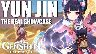 GOD MODE YUN JIN Better Than I Expected Genshin Impact [upl. by Anoel]