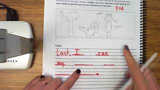 1st Grade Narrative Writing Writing Your Ending [upl. by Mihcaoj]