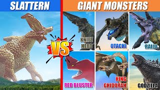 Slattern vs Giant Monsters  SPORE [upl. by Nnaillij]