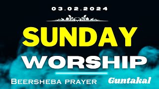 sunday worship  BEERSHEBA PRAYER HOUSE  04022024 [upl. by Leik]