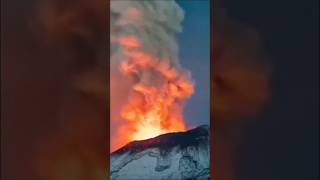 Fiery Eruption Of Popocatépetl Volcano Mexico [upl. by Naima164]